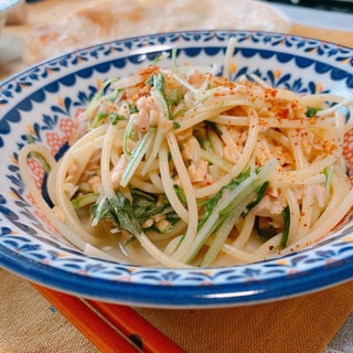 失敗なし！納豆ツナパスタ